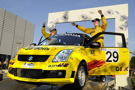 Kenneth Madsen og Carina Møller vandt DM rally i gruppe N for standardbiler. Det var et af de tre mesterskaber, som blev hjemtaget i en Suzuki Swift i 2008 rallysæsonen.
